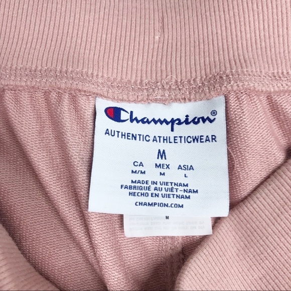 CHAMPION Heritage Dream Pink Logo Track Pants NWT M - Picture 7 of 11